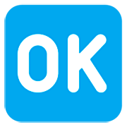 Emoji 🆗 Pulsante OK su Microsoft Windows 11 22H2.