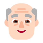 👴🏻 Emoji älterer Mann: helle Hautfarbe Microsoft Windows 11 22H2.