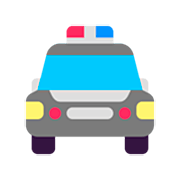 🚔 Emoji Vorderansicht Polizeiwagen Microsoft Windows 11 22H2.