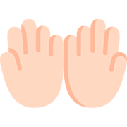 🤲🏻 Emoji Handflächen nach oben: helle Hautfarbe Microsoft Windows 11 22H2.