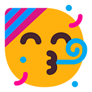 🥳 Emoji Rosto Festivo na Microsoft Windows 11 22H2.