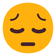 😔 Emoji Rosto Deprimido na Microsoft Windows 11 22H2.
