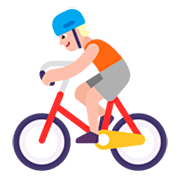 Émoji 🚴🏼 Cycliste : Peau Moyennement Claire sur Microsoft Windows 11 22H2.
