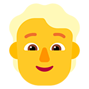 Émoji 👱 Personne Blonde sur Microsoft Windows 11 22H2.
