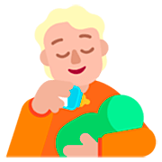 🧑🏼‍🍼 Emoji Pessoa Alimentando Bebê: Pele Morena Clara na Microsoft Windows 11 22H2.