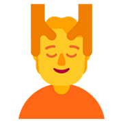 💆 Emoji Person, die eine Kopfmassage bekommt Microsoft Windows 11 22H2.