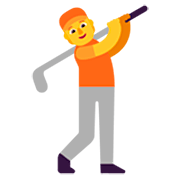 Émoji 🏌️ Joueur De Golf sur Microsoft Windows 11 22H2.