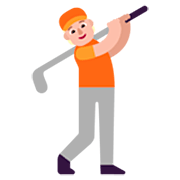 Émoji 🏌🏼 Joueur De Golf : Peau Moyennement Claire sur Microsoft Windows 11 22H2.