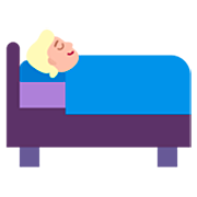 🛌🏼 Emoji im Bett liegende Person: mittelhelle Hautfarbe Microsoft Windows 11 22H2.
