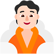 🧖🏻 Emoji Pessoa Na Sauna: Pele Clara na Microsoft Windows 11 22H2.