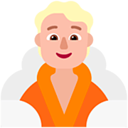 Emoji 🧖🏼 Persona In Sauna: Carnagione Abbastanza Chiara su Microsoft Windows 11 22H2.