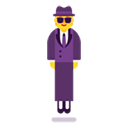 Emoji 🕴️ Uomo Con Completo Che Levita su Microsoft Windows 11 22H2.