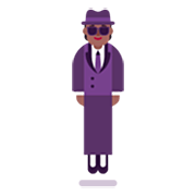 Emoji 🕴🏾 Uomo Con Completo Che Levita: Carnagione Abbastanza Scura su Microsoft Windows 11 22H2.