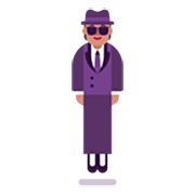 🕴🏽 Emoji schwebender Mann im Anzug: mittlere Hautfarbe Microsoft Windows 11 22H2.
