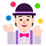 Emoji 🤹🏻 Persona Che Fa Giocoleria: Carnagione Chiara su Microsoft Windows 11 22H2.