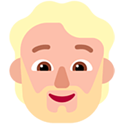 🧔🏼 Emoji Persona Con Barba: Tono De Piel Claro Medio en Microsoft Windows 11 22H2.
