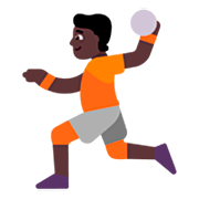 🤾🏿 Emoji Handballspieler(in): dunkle Hautfarbe Microsoft Windows 11 22H2.