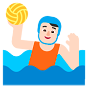 🤽🏻 Emoji Pessoa Jogando Polo Aquático: Pele Clara na Microsoft Windows 11 22H2.