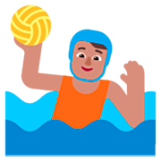 🤽🏽 Emoji Wasserballspieler(in): mittlere Hautfarbe Microsoft Windows 11 22H2.