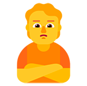 Emoji 🙎 Persona Imbronciata su Microsoft Windows 11 22H2.