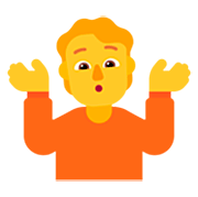 Emoji 🤷 Persona Che Scrolla Le Spalle su Microsoft Windows 11 22H2.