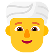 👳 Emoji Persona Con Turbante en Microsoft Windows 11 22H2.