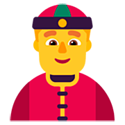 Emoji 👲 Uomo Con Zucchetto Cinese su Microsoft Windows 11 22H2.
