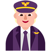 Emoji 🧑🏼‍✈️ Pilota: Carnagione Abbastanza Chiara su Microsoft Windows 11 22H2.
