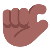 🤏🏾 Emoji Mão Beliscando: Pele Morena Escura na Microsoft Windows 11 22H2.
