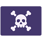 🏴‍☠️ Emoji Bandera Pirata en Microsoft Windows 11 22H2.