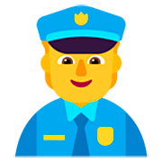 👮 Emoji Agente De Policía en Microsoft Windows 11 22H2.