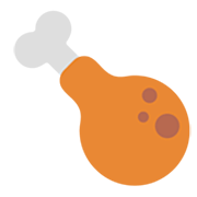 Emoji 🍗 Coscia Di Pollo su Microsoft Windows 11 22H2.