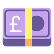 Emoji 💷 Banconota Sterlina su Microsoft Windows 11 22H2.