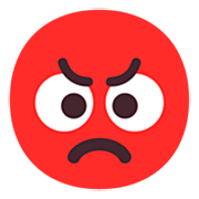 😡 Emoji schmollendes Gesicht Microsoft Windows 11 22H2.