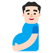 🫃🏻 Emoji Hombre Embarazado: Tono De Piel Claro en Microsoft Windows 11 22H2.
