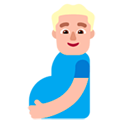 🫃🏼 Emoji Hombre Embarazado: Tono De Piel Claro Medio en Microsoft Windows 11 22H2.