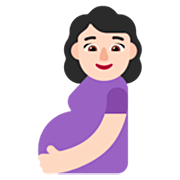 🤰🏻 Emoji Mujer Embarazada: Tono De Piel Claro en Microsoft Windows 11 22H2.