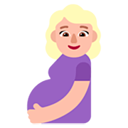 🤰🏼 Emoji Mujer Embarazada: Tono De Piel Claro Medio en Microsoft Windows 11 22H2.