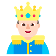 🤴🏻 Emoji Prinz: helle Hautfarbe Microsoft Windows 11 22H2.
