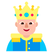 🤴🏼 Emoji Príncipe: Tono De Piel Claro Medio en Microsoft Windows 11 22H2.