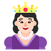 👸🏻 Emoji Prinzessin: helle Hautfarbe Microsoft Windows 11 22H2.