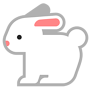 🐇 Emoji Conejo en Microsoft Windows 11 22H2.