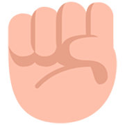 Emoji ✊🏼 Pugno: Carnagione Abbastanza Chiara su Microsoft Windows 11 22H2.