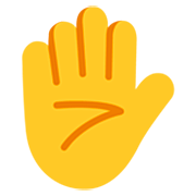 ✋ Emoji erhobene Hand Microsoft Windows 11 22H2.