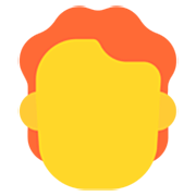 Emoji 🦰 Capelli Rossi su Microsoft Windows 11 22H2.