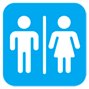 Émoji 🚻 Panneau Toilettes sur Microsoft Windows 11 22H2.