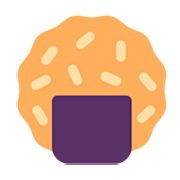 🍘 Emoji Biscoito De Arroz na Microsoft Windows 11 22H2.