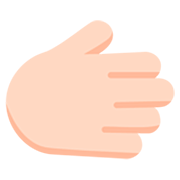 🫱🏻 Emoji Mão Direita: Pele Clara na Microsoft Windows 11 22H2.