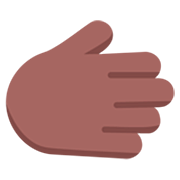 🫱🏾 Emoji Mão Direita: Pele Morena Escura na Microsoft Windows 11 22H2.