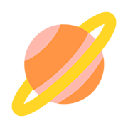 🪐 Emoji Planeta Con Anillos en Microsoft Windows 11 22H2.